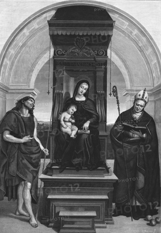 ''The "Ansidei Madona", after Raphael', 1891. Creator: Unknown.