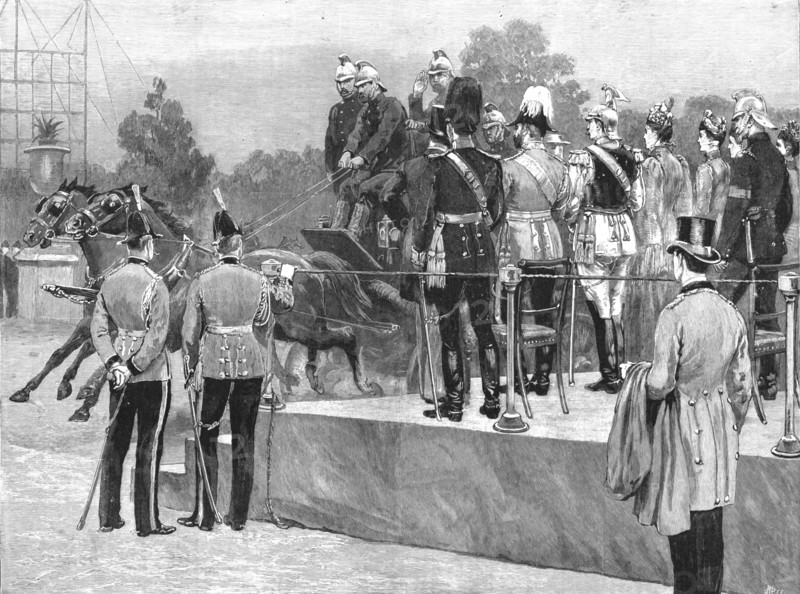 'The German Emperor's visit to the Crystal Palace', 1891 Creator: Unknown.