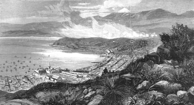 ''Valparaiso, Chile, from the Hills South-East of the City', 1891. Creator: Unknown.