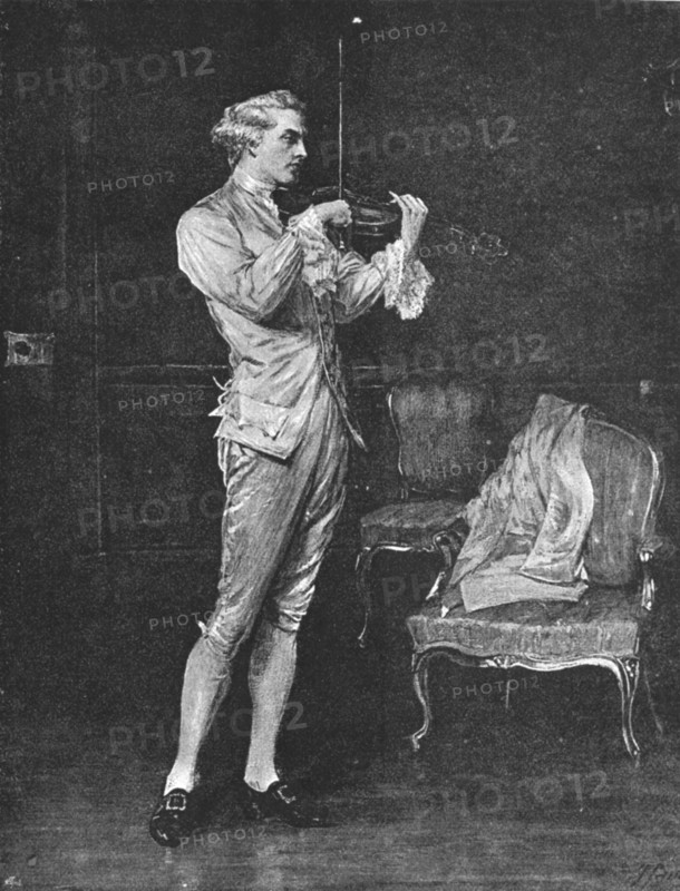 ''Pictures of the Year - VI. "The Violinist"; after John Pettie, RA', 1891. Creator: Unknown.