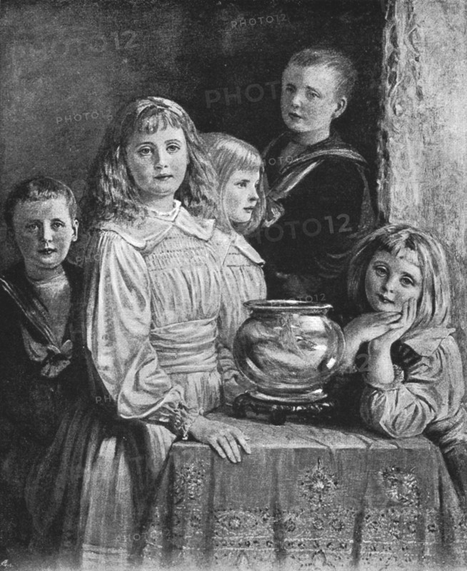 ''Pictures of the Year - VIII. "The Painter's Children", after PR Morris, ARA', 1891. Creator: Unknown.