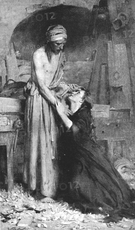 ''Pictures of the Year - VII. "Christ and the Magdalene", after Arthur Hacker', 1891. Creator: Unknown.