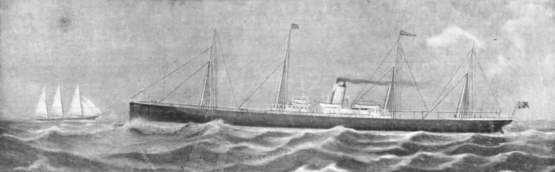 'The S.S. "Cheshire", The New Steamer for Rangoon and Burmah Direct; A New Link with our...', 1891. Creator: Unknown.