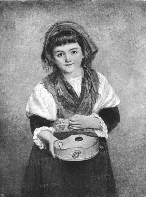 ''Pictures of the Year - VII. "The Sweetest Beggar That E'er Asked For Alms", after WP Frith, 1891. Creator: Unknown.