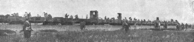 'Les hotes de la Tunisie; contingents Serbes et prisonniers allemands : Prisonniers..., 1916. Creator: Genet.