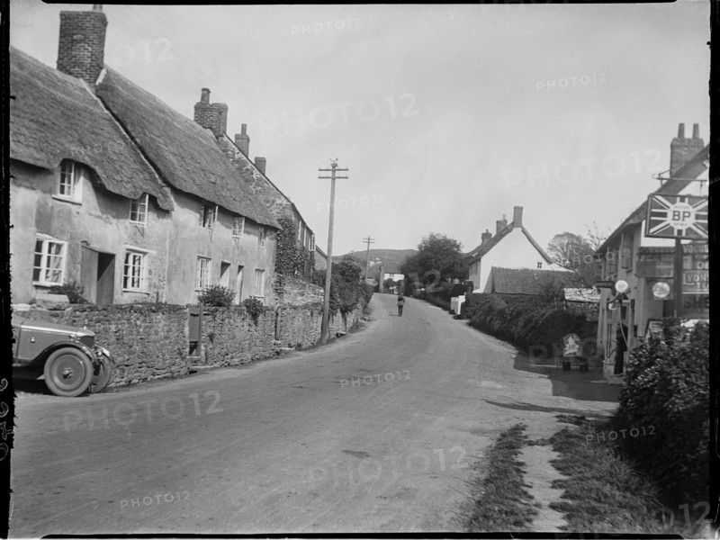 Main Street, Chideock, West Dorset, Dorset, 1925. Creator: Katherine Jean Macfee.