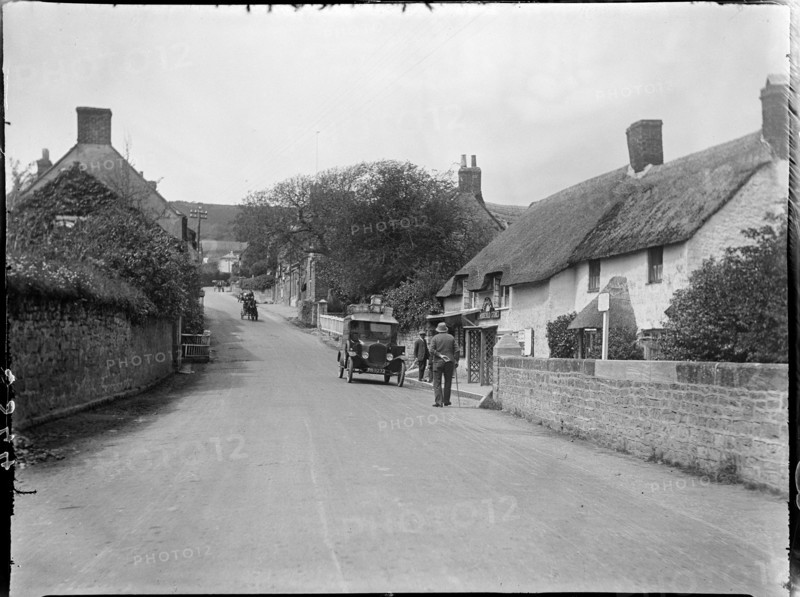 Main Street, Chideock, West Dorset, Dorset, 1925. Creator: Katherine Jean Macfee.