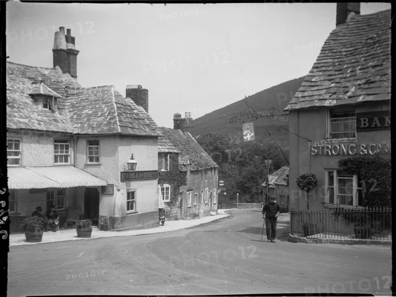 Corfe Castle, Purbeck, Dorset, 1927. Creator: Katherine Jean Macfee.
