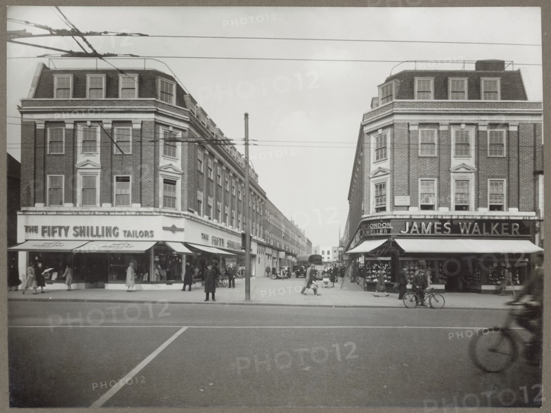 Castle Street, Kingston upon Thames, London, 1939-1950. Creator: Healey and Baker.