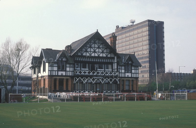 Old Trafford Bowling Club, Pavilion, Talbot Road, Old Trafford, Trafford, Manchester, 2004. Creator: Simon Inglis.