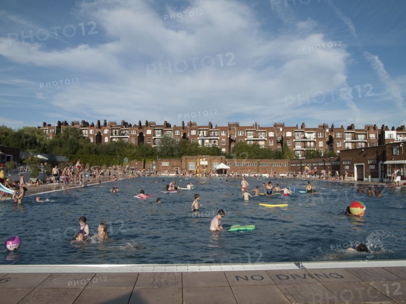 Parliament Hill Fields Lido, Gordon House Road, Gospel Oak, Camden, London, 2012. Creator: Simon Inglis.