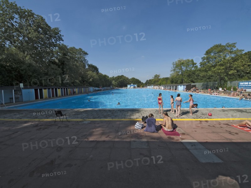 Tooting Bec Lido, Tooting Bec Road, Streatham, Wandsworth, London, 2013. Creator: Simon Inglis.