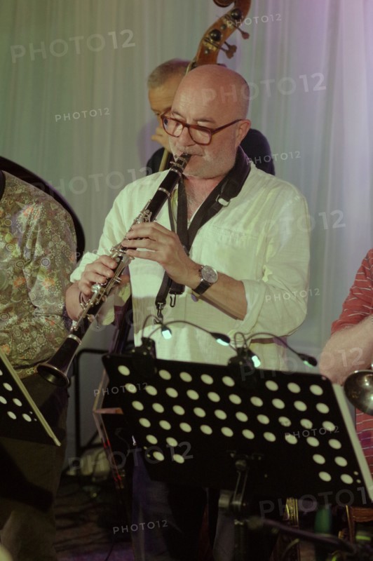 Peter Whyman, Alan Wakeman Nonet, Watermill Jazz Club, Dorking, Surrey, 2022. Creator: Brian O'Connor.