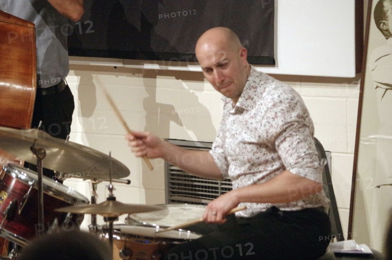 Jon Ormston, Peter Letanka Trio, Steyning Jazz Club, Steyning, West Sussex, 2022. Creator: Brian O'Connor.