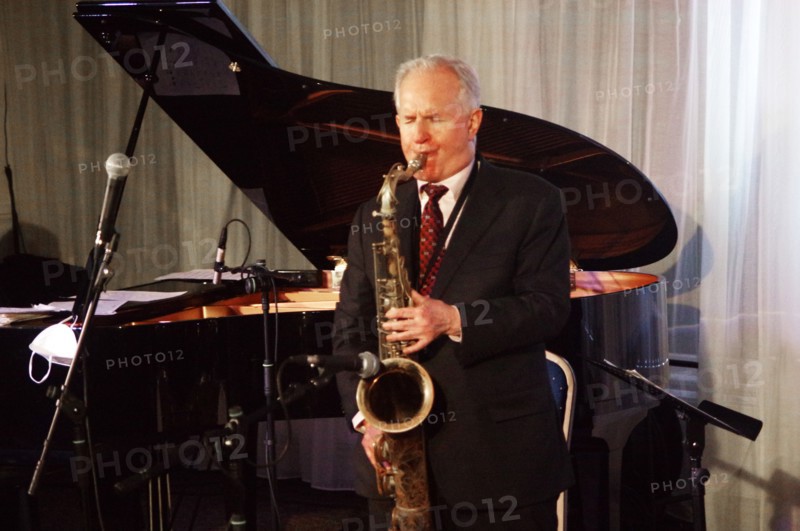 Scott Hamilton, Scott Hamiltpn Quartet, Watermill Jazz Club, Dorking, Surrey, 2022. Creator: Brian O'Connor.