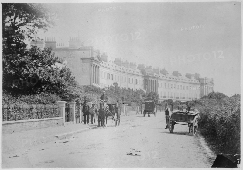 The Crescent, 7-24 Crescent Road, Anglesey, Gosport, Hampshire, c1870. Creator: Unknown.