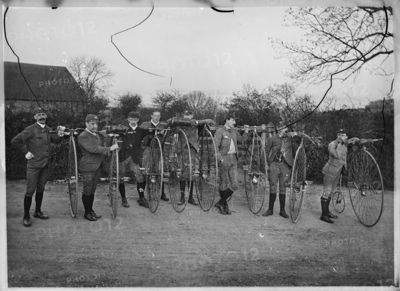 Possibly members of the Putney Cycling Club, England, c1890. Creator: Unknown.