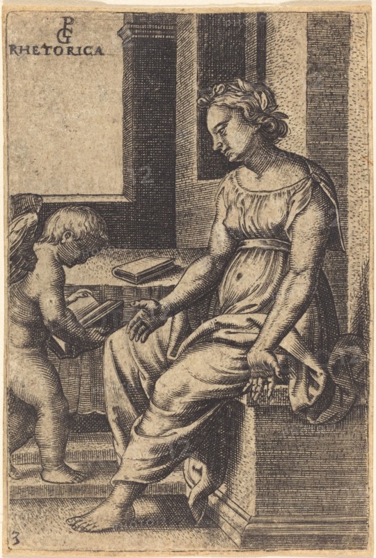 Rhetoric. Creator: Georg Pencz.