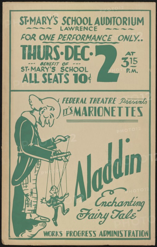Aladdin, [193-]. Creator: Unknown.