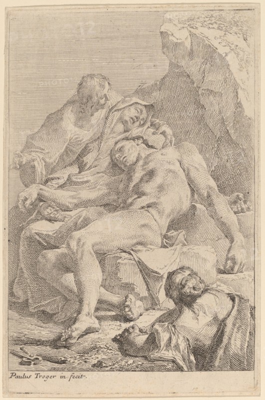 Pietà, 1720s. Creator: Paul Troger.