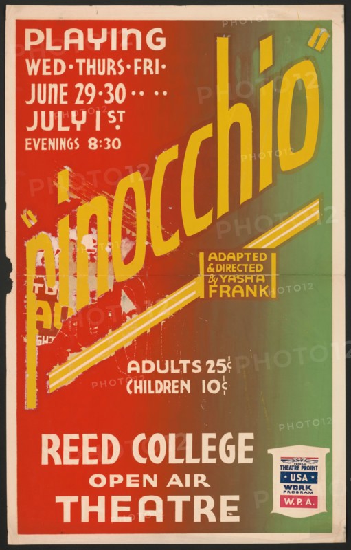 Pinocchio, [193-]. Creator: Unknown.
