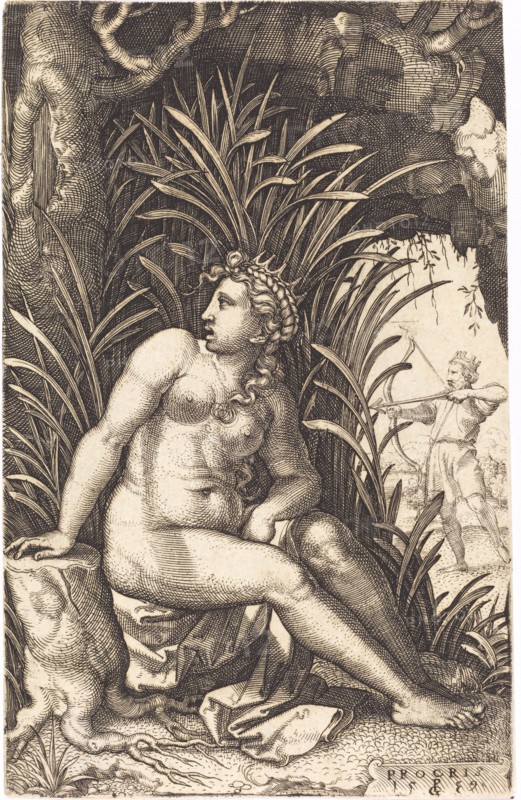 Procris, 1539. Creator: Georg Pencz.