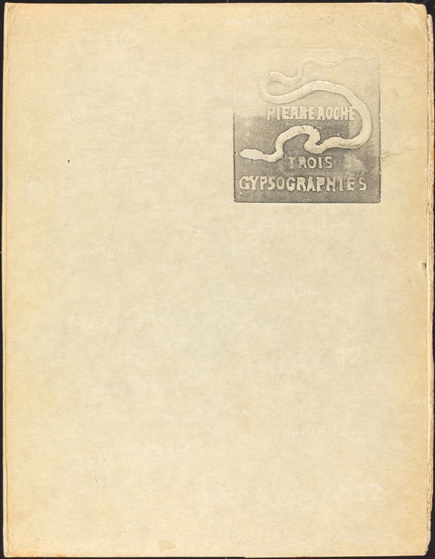 Cover Design. Creator: Pierre Roche.