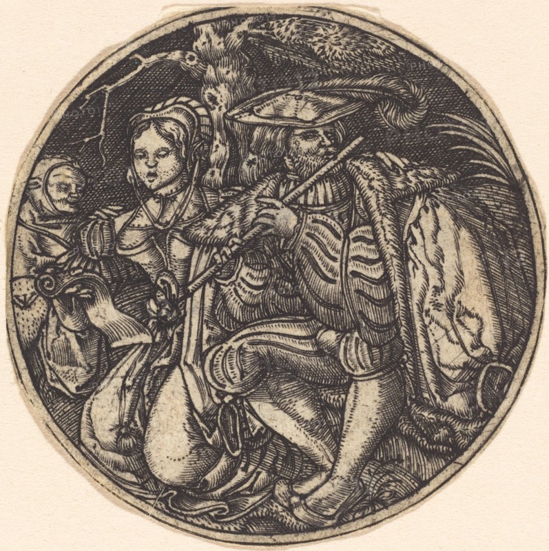 The Flute Player. Creator: Master WI.