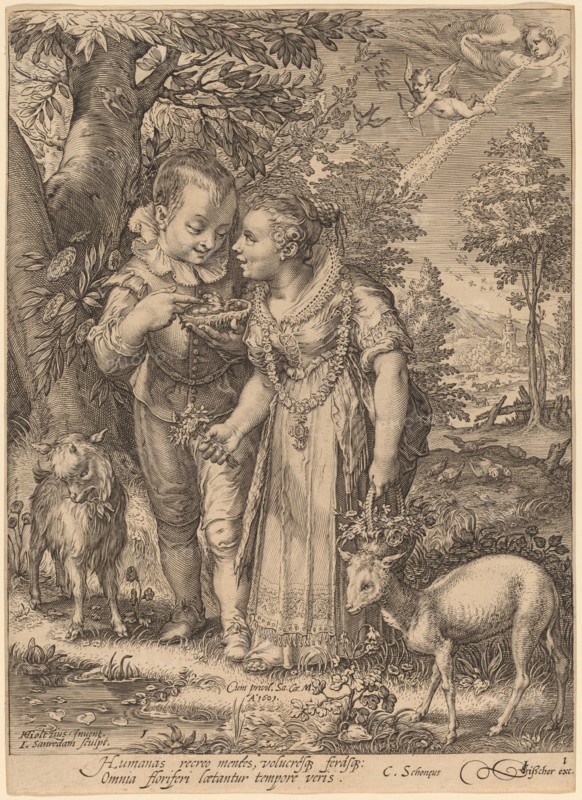 Spring, 1601. Creator: Jan Saenredam.