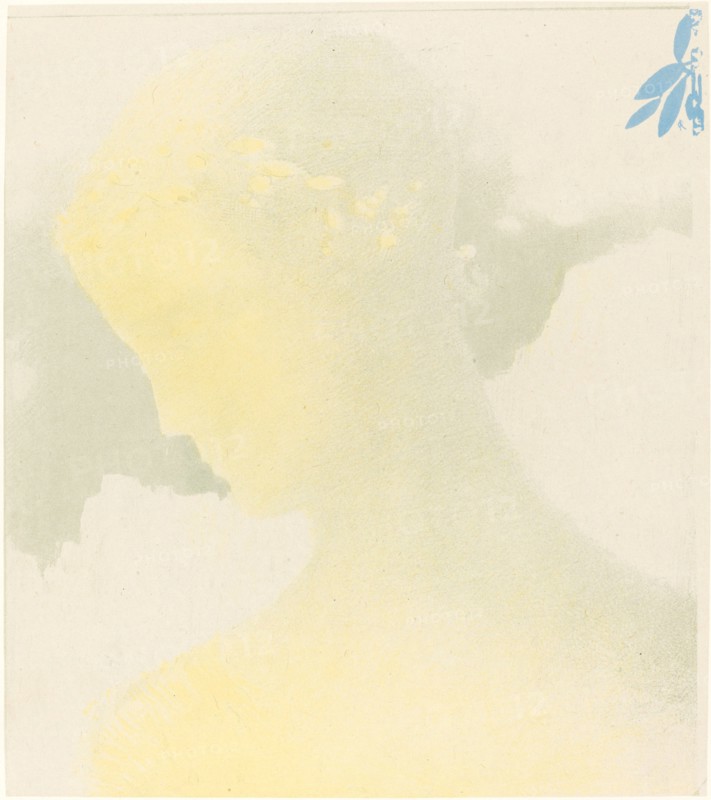 Béatrice, 1897. Creator: Odilon Redon.