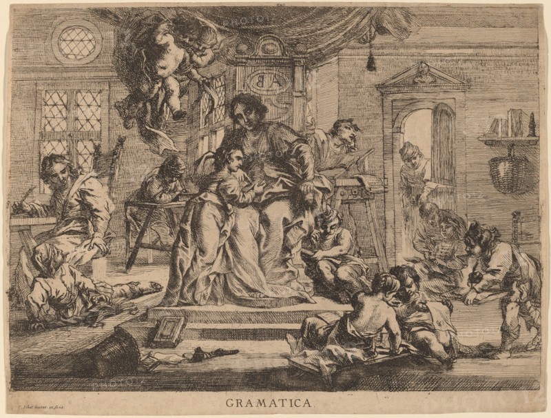 Grammatica. Creator: Cornelis Schut I.