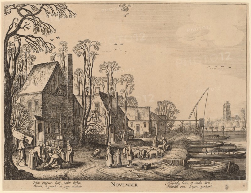 November. Creator: Jan van de Velde II.