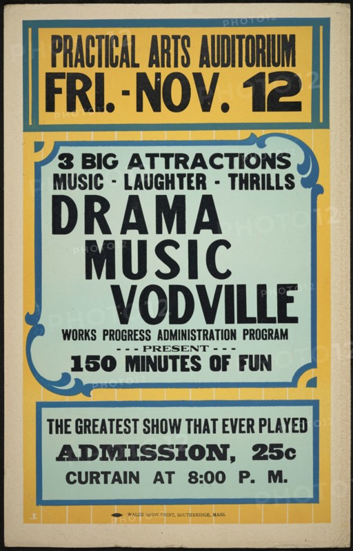 Vodville Show, [193-]. Creator: Unknown.