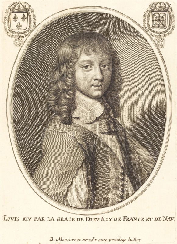 Louis XIV. Creator: Balthasar Moncornet.