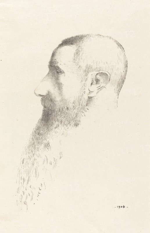 Roger Marx, 1904. Creator: Odilon Redon.