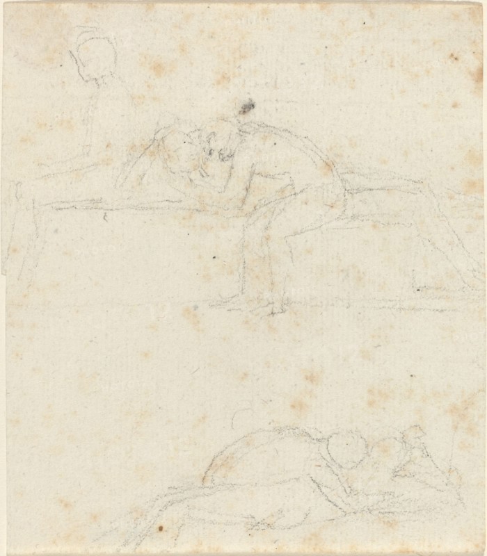 Sheet of Studies. Creator: John Flaxman.