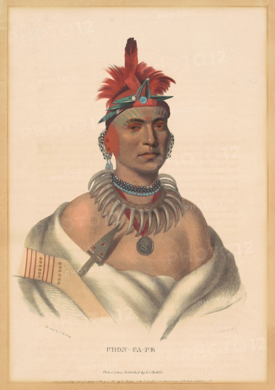 Chon-Ca-Pe, 1837. Creator: Albert Newsam.