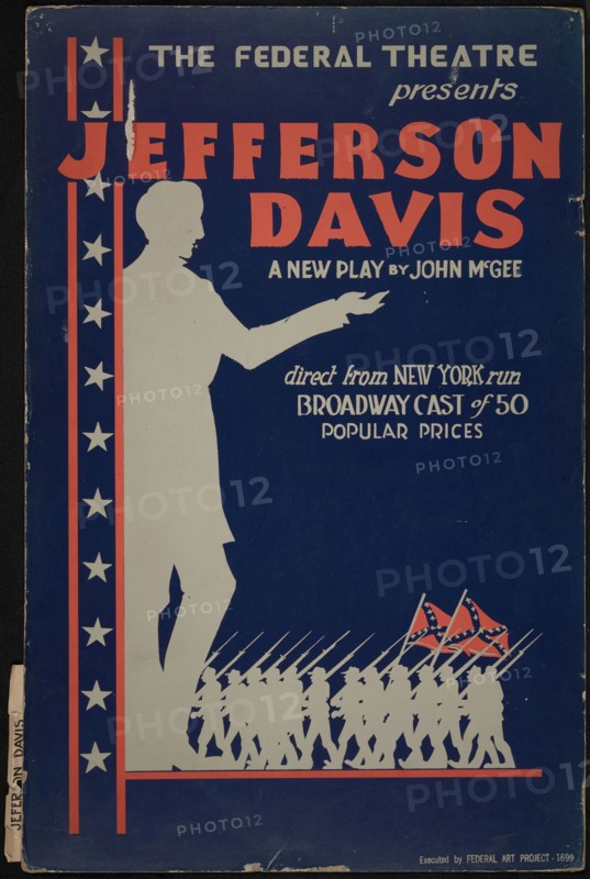 Jefferson Davis, [193-]. Creator: Unknown.
