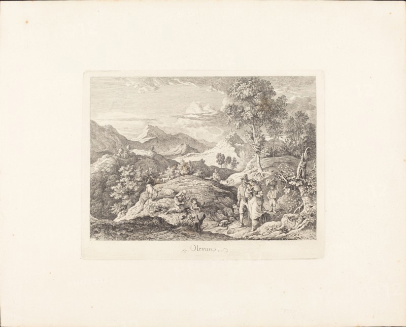 Olevano, c. 1831. Creator: Ludwig Richter.