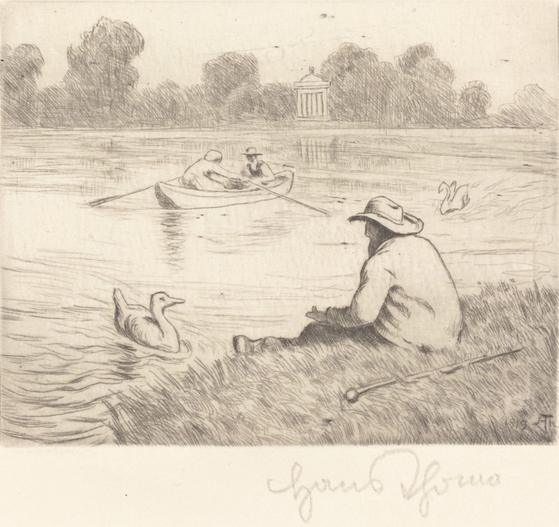 Calm Excursion, 1919. Creator: Hans Thoma.