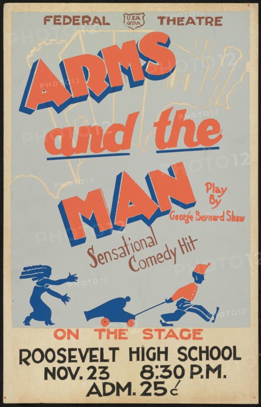 Arms and the Man, [193-]. Creator: Unknown.