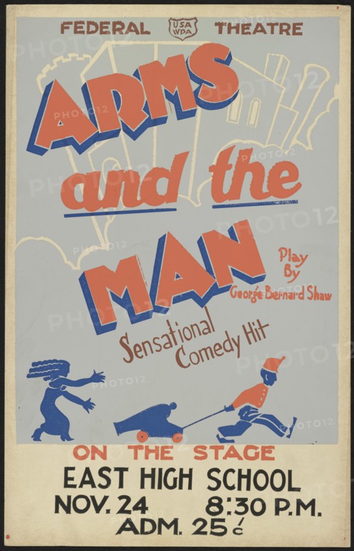 Arms and the Man, [193-]. Creator: Unknown.