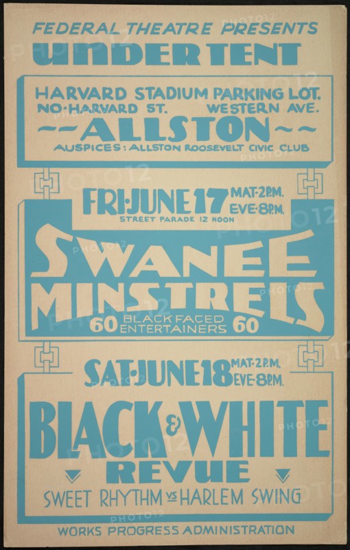 Swanee Minstrels, [193-]. Creator: Unknown.