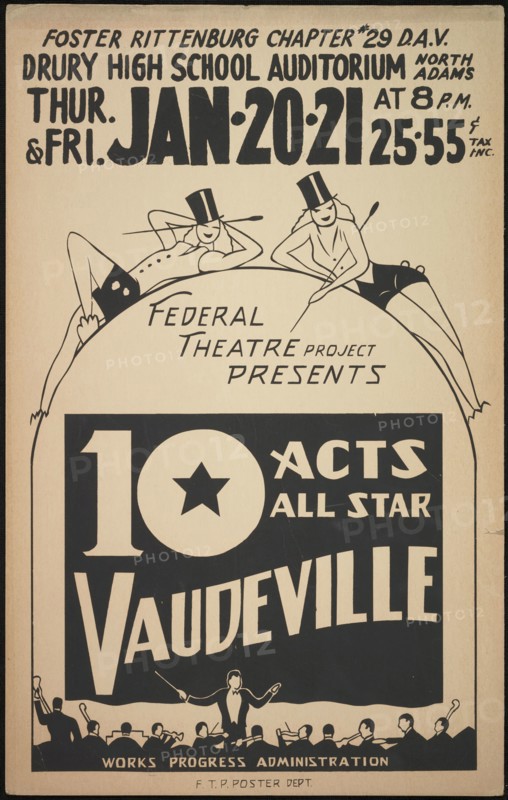 Vaudeville Revue, [193-]. Creator: Unknown.