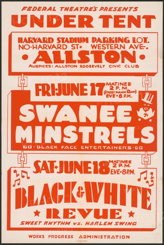 Swanee Minstrels, [193-]. Creator: Unknown.