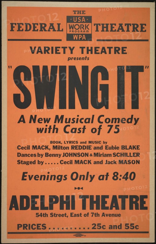 Swing It, New York, 1937. Creator: Unknown.