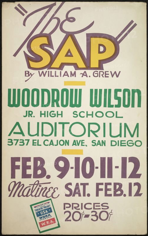 The Sap, San Diego, 1938. Creator: Unknown.