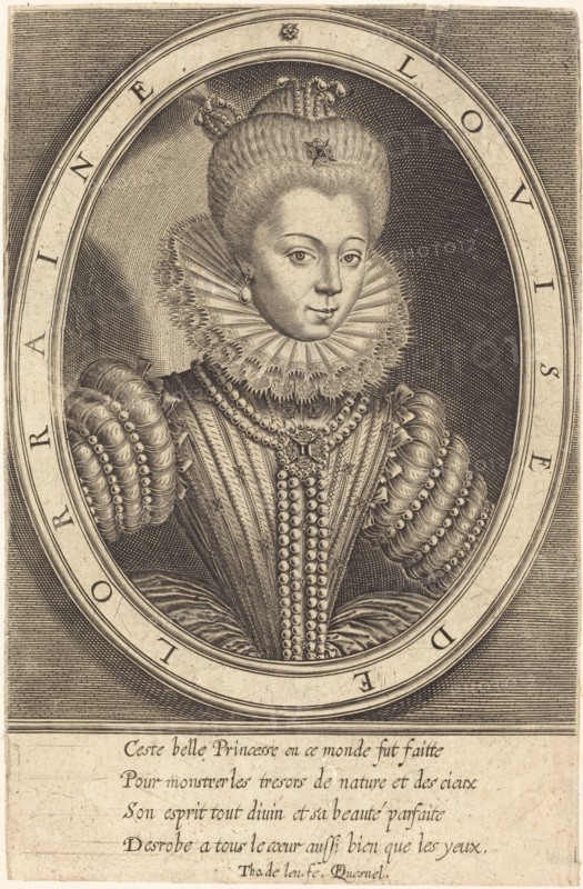 Louise de Lorraine. Creator: Thomas de Leu.