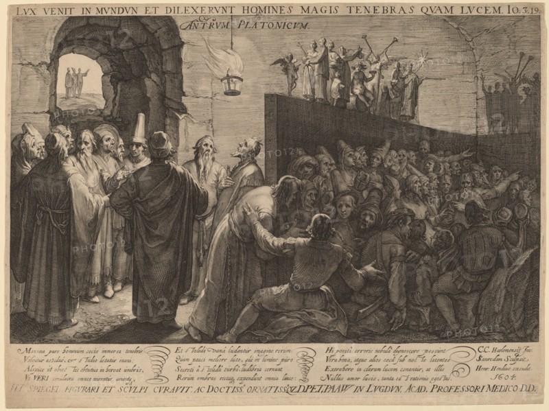 Plato's Cave, 1604. Creator: Jan Saenredam.