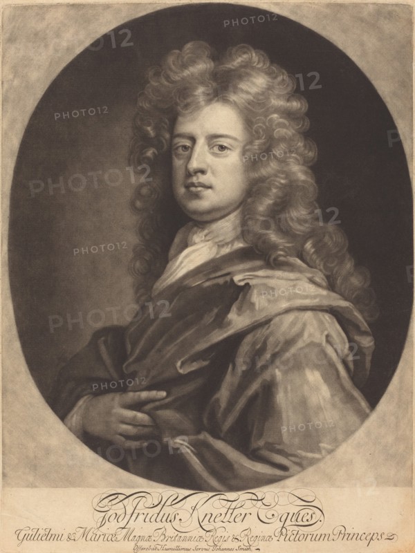 Godfrey Kneller, 1694. Creator: John Smith.